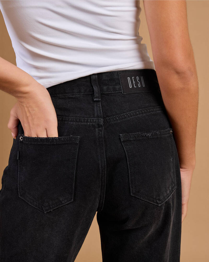 DESU Stones Straight Leg Jeans for Womens