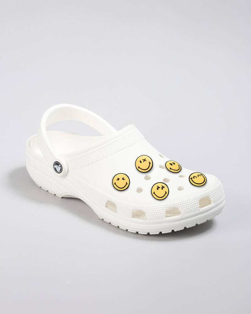 Crocs Smileyworld Jibbitz 5 Pack for Unisex