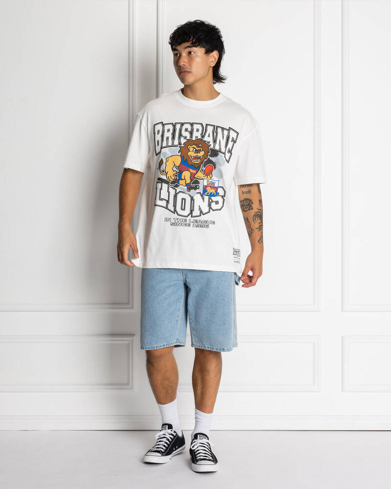 Mitchell & Ness Brisbane Lions Character T-Shirt for Mens