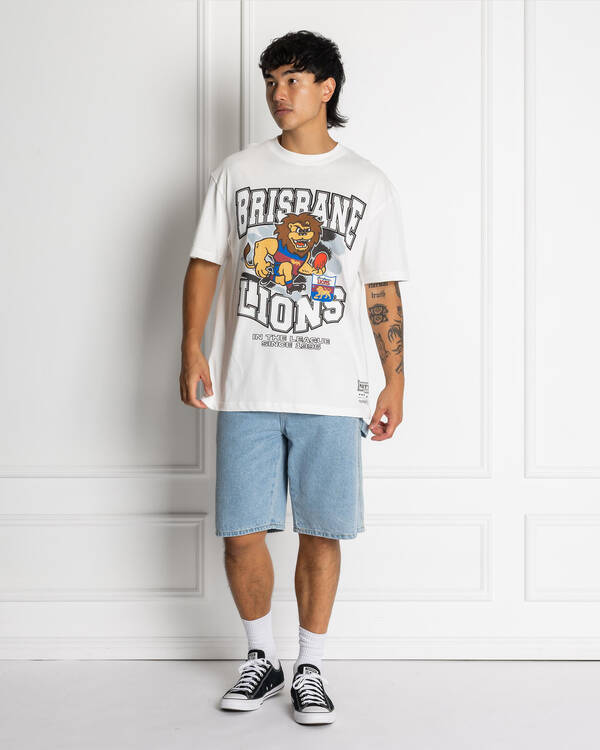 Mitchell & Ness Brisbane Lions Character T-Shirt for Mens