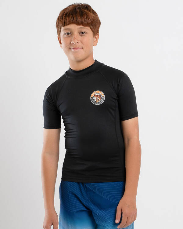 Salty Life Boy's Sinker Short Sleeve Rash Vest for Mens