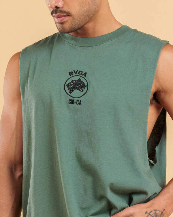 RVCA Sky Cat Muscle Tank for Mens