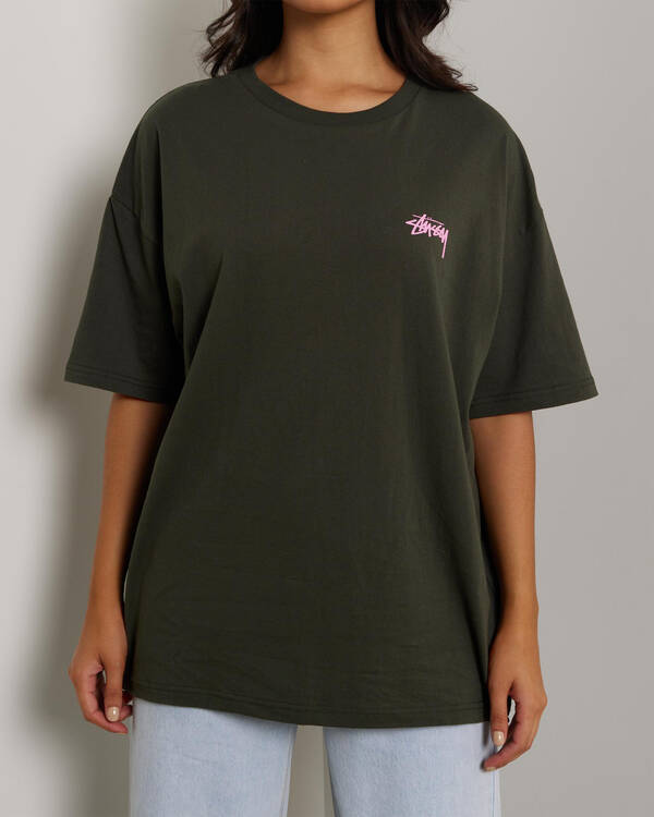 Stussy Fire Dice Relaxed T-Shirt for Womens