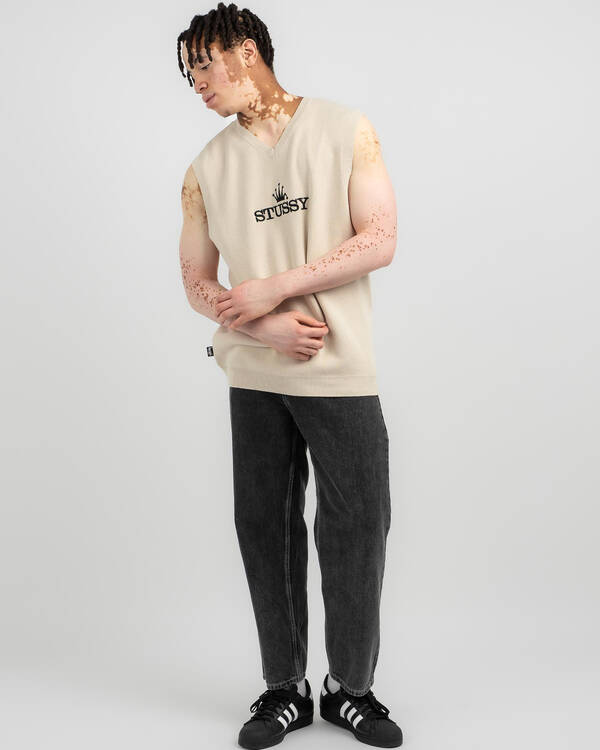Stussy Glamour Knit Vest for Mens