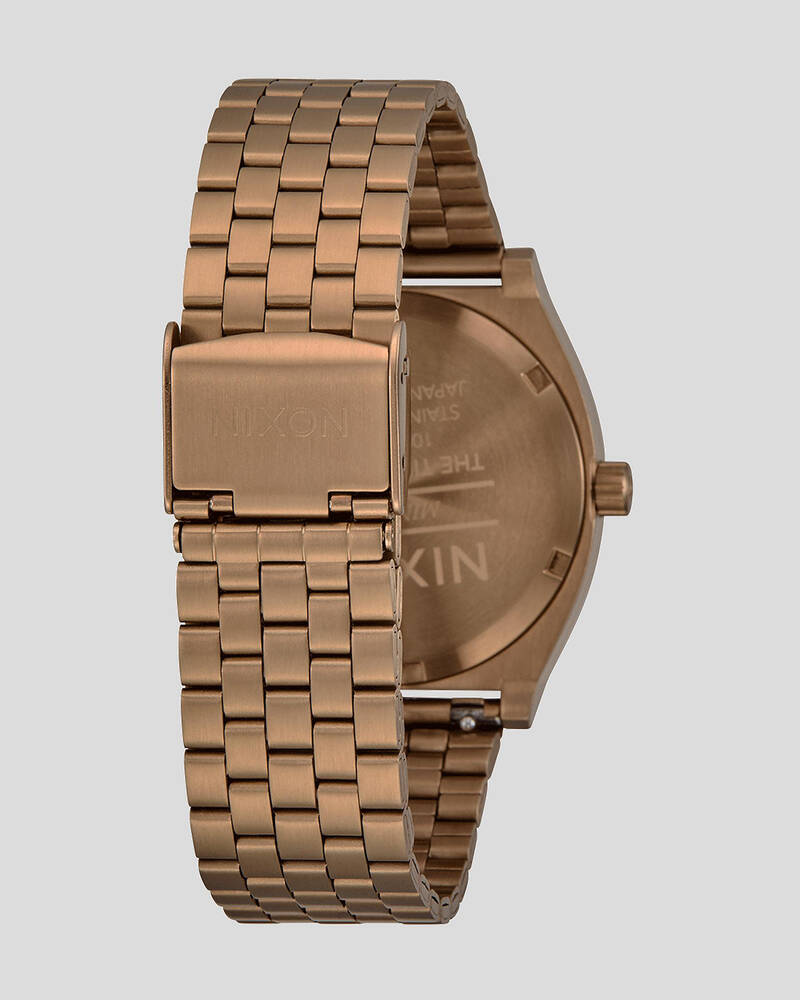 Nixon Desert Gold Time Teller Watch for Mens