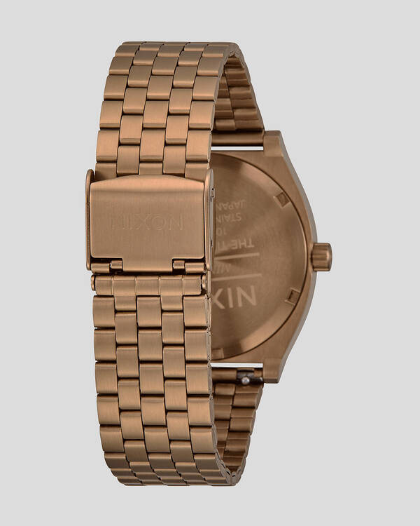 Nixon Desert Gold Time Teller Watch for Mens