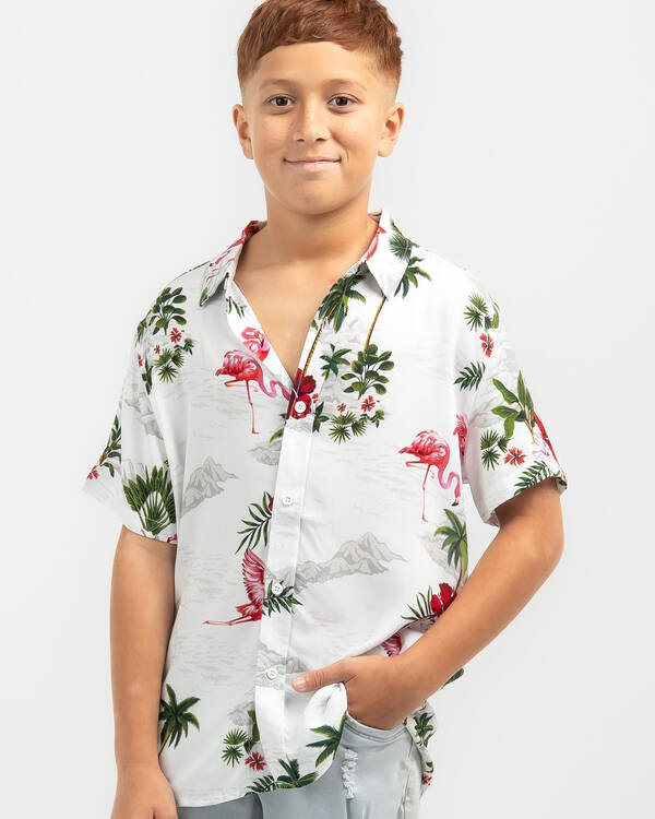 Lucid Boys' Savanna Short Sleeve Shirt for Mens