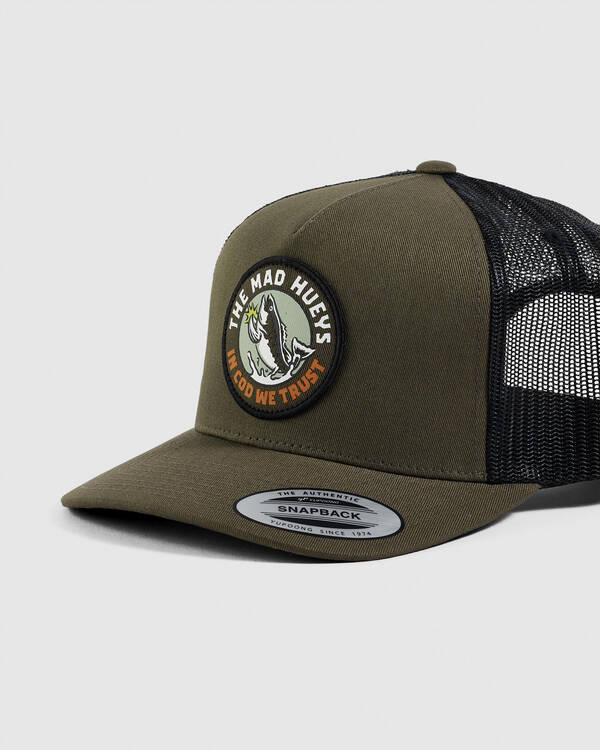 The Mad Hueys Trust Cod Twill Trucker Cap for Mens