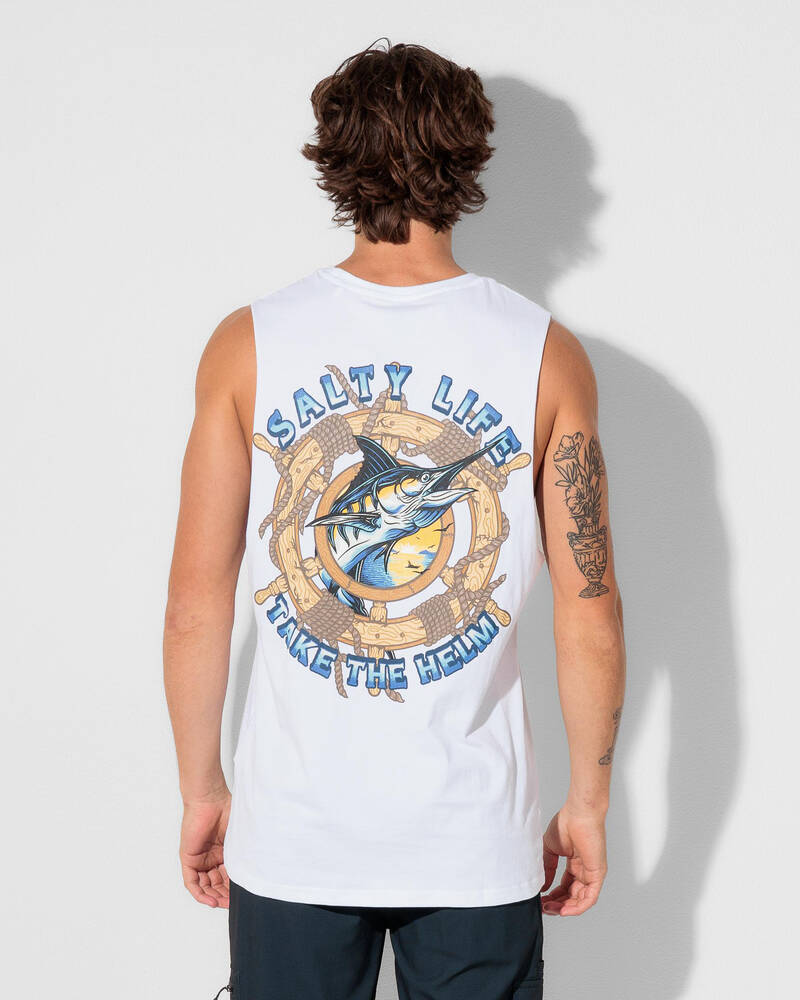 Salty Life Deepwater Helm Muscle for Mens
