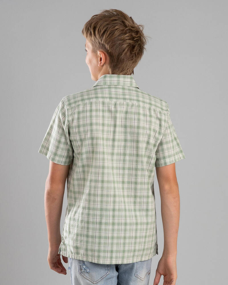 Billabong Boys' Mogul Check Short Sleeve Shirt for Mens