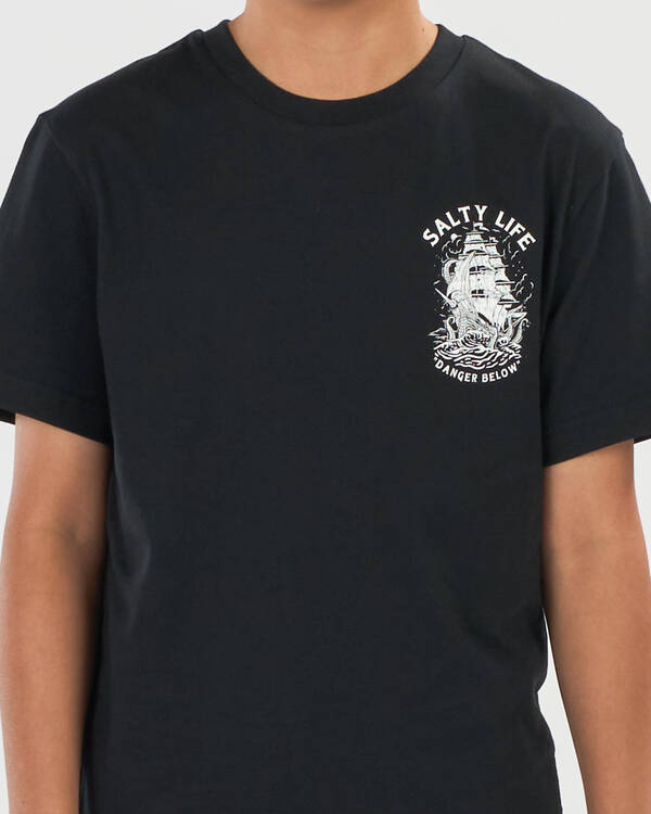 Salty Life Boys' Kraken's Hold T-Shirt for Mens