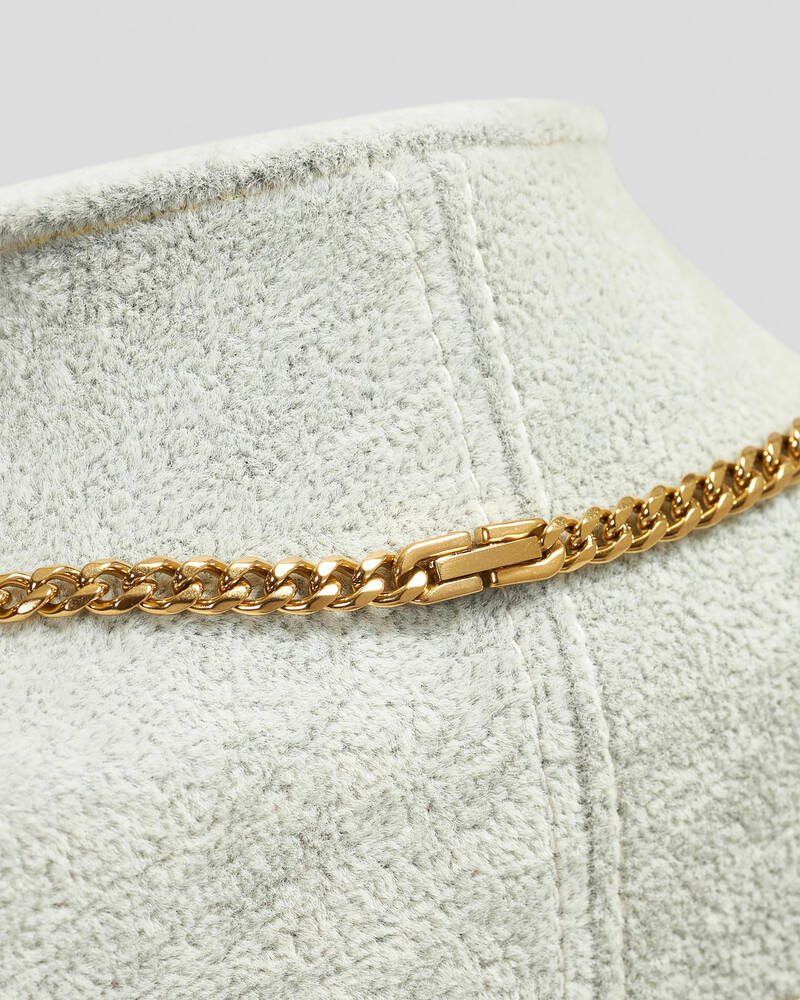 REPUBLIK Small Gold Chain Necklace for Mens