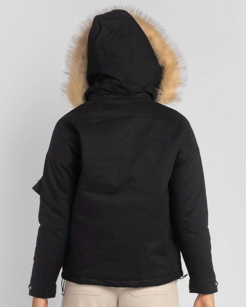 Used Rose Hooded Jacket for Womens