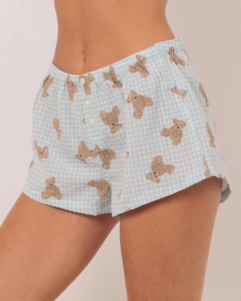 Malibu Lounge Paddington Boxer Shorts for Womens