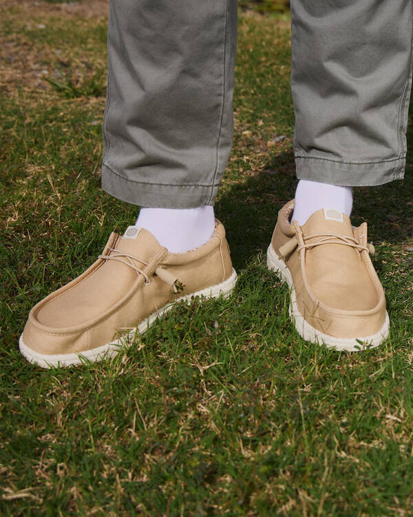 HEYDUDE Wally Canvas Shoes for Mens