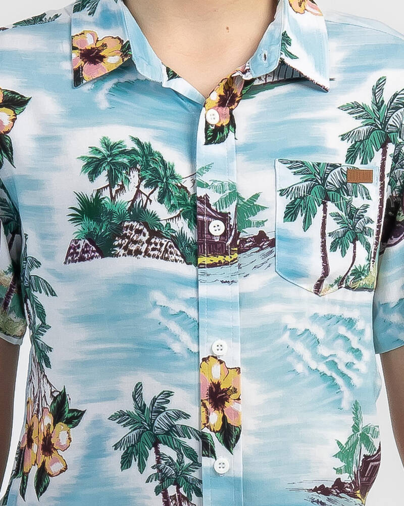 Skylark Boys' Kon Tiki Short Sleeve Shirt for Mens