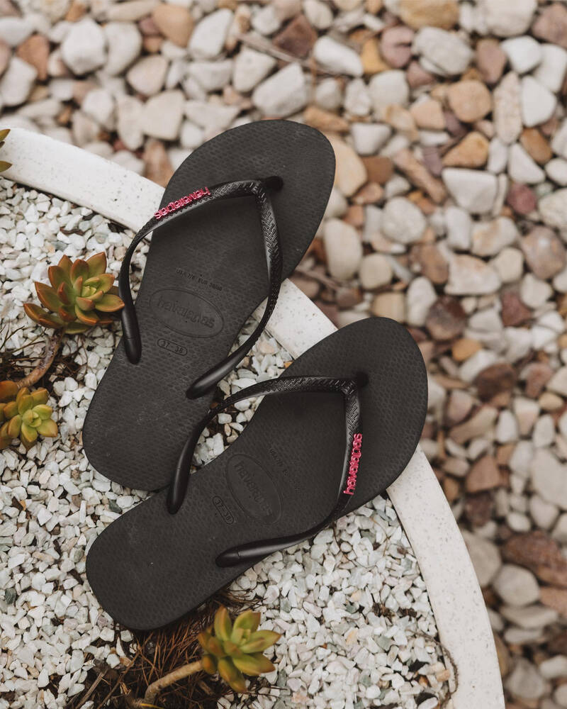 Havaianas Slim Metal Thongs for Womens