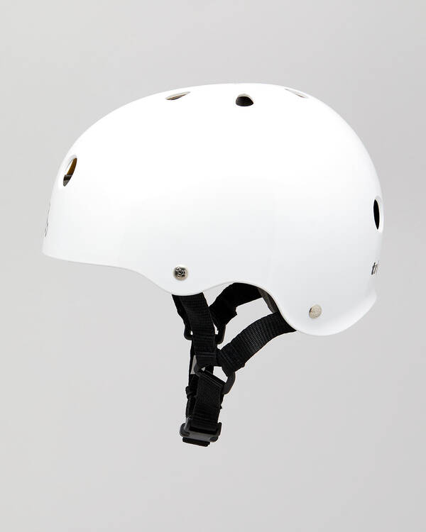 Triple 8 White Gloss Helmet for Unisex