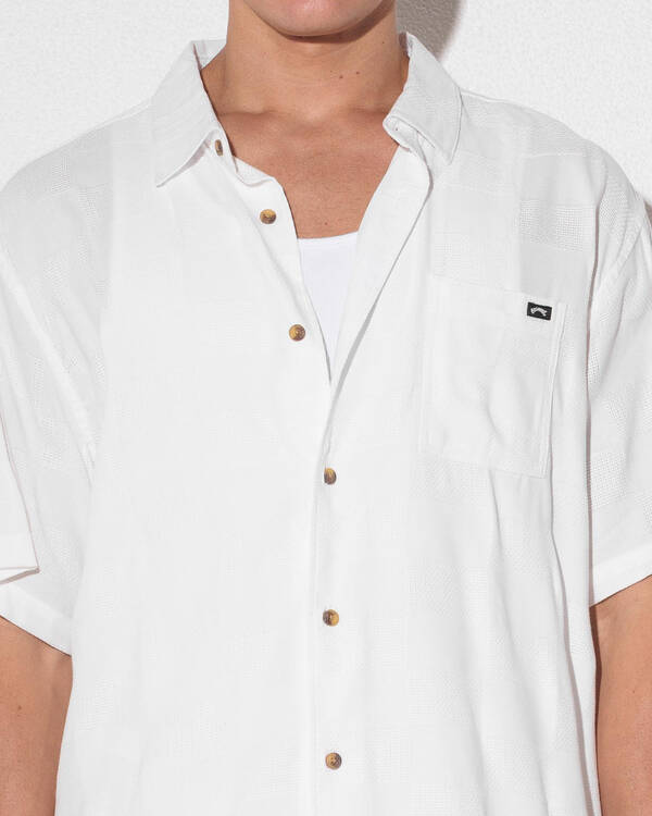 Billabong Sundays Jacquard Short Sleeve Shirt for Mens