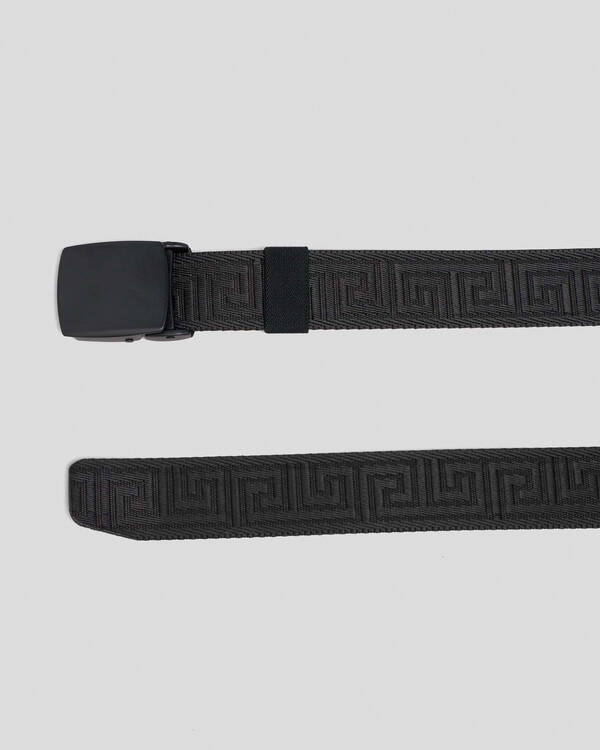 Lucid Pattern Web Belt for Mens