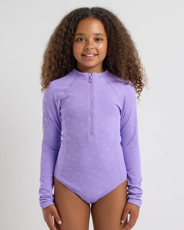 Topanga Girls' Loren Rib Surfsuit for Womens