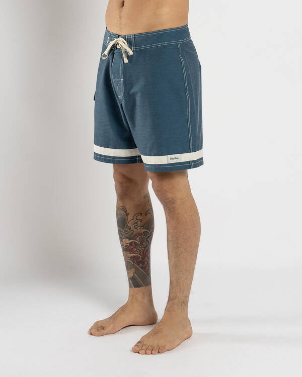 Rhythm Signature Stripe Board Shorts for Mens