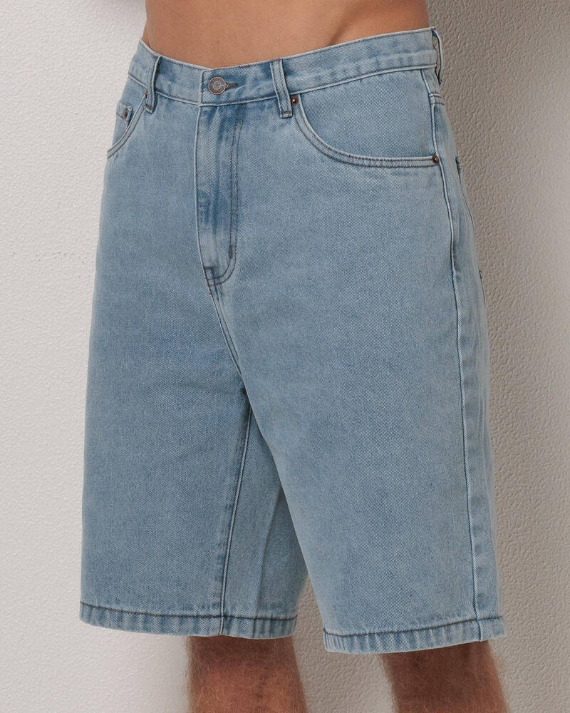 S-Double Embroidered 5 Pocket Shorts for Mens