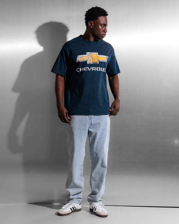 Gilroy Chevrolet Badge Vintage T-Shirt for Mens