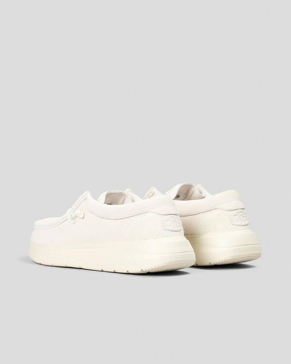 HEYDUDE Wendy COMF Suede Shoes for Womens