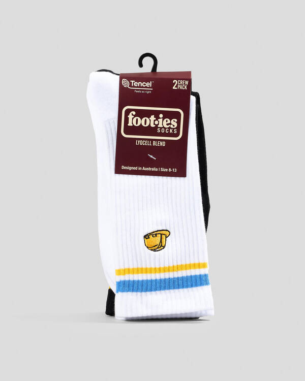 FOOT-IES Worksite Tools Sneakers Socks 2 Pack for Mens