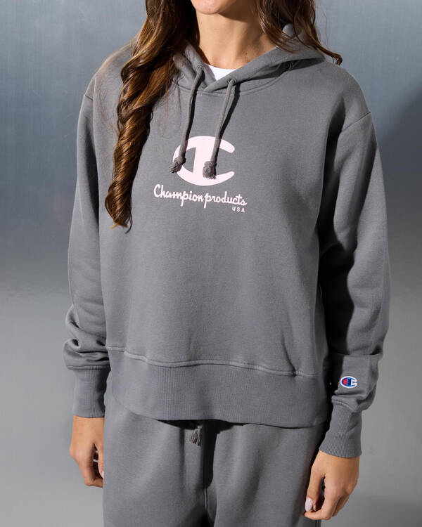 Champion Legacy Varsity Hoodie for Womens