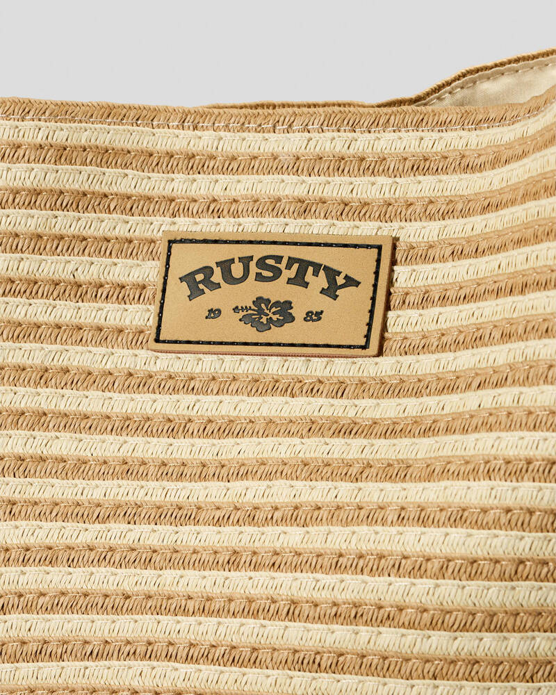 Rusty Brighton Straw Beach Bag for