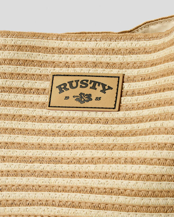 Rusty Brighton Straw Beach Bag for