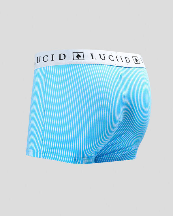 Lucid Stripe Fitted Boxers for Mens