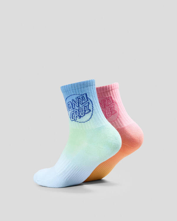 Santa Cruz Girl's Opus Dot Mid Sock Pack for Womens