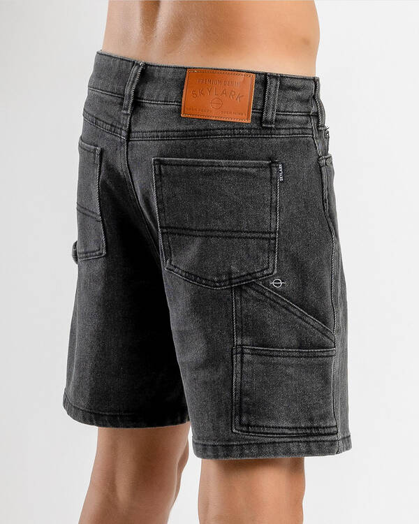 Skylark Boys' Baggy Denim Shorts for Mens
