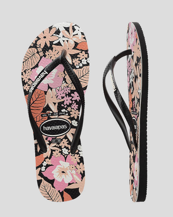 Havaianas Kids' Slim Ditsy Bloom Thongs for Womens