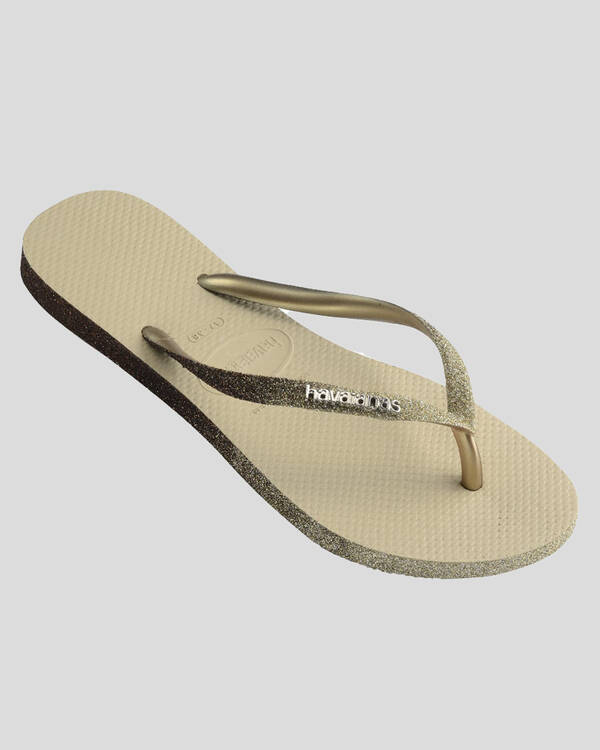 Havaianas Slim Sparkle Thongs for Womens