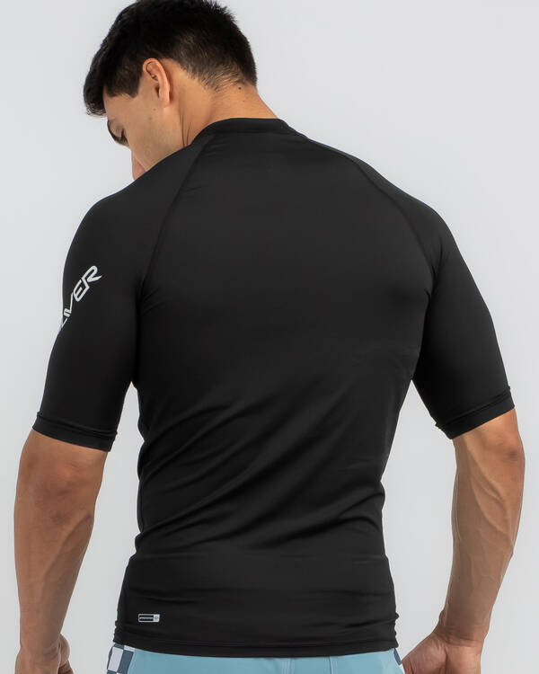 Quiksilver All Time Short Sleeve Rash Vest for Mens