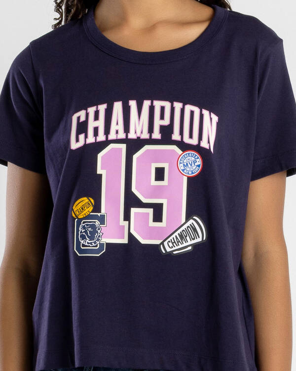 Champion Girls' Champion Sporty Boxy T-Shirt for Womens