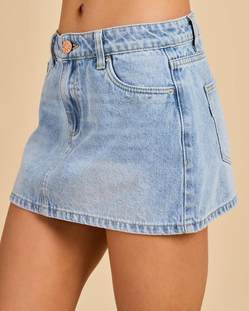 DESU Bells Denim Skirt for Womens
