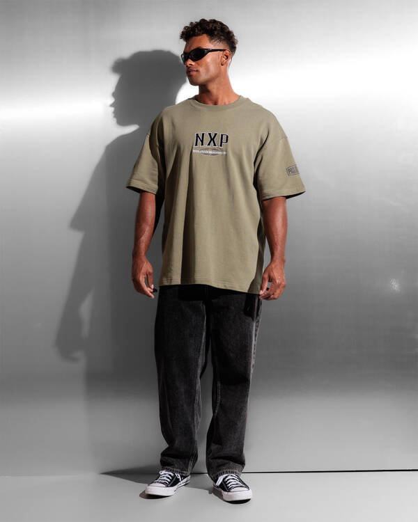 Nena & Pasadena Khaor Loopback Raport T-Shirt for Mens