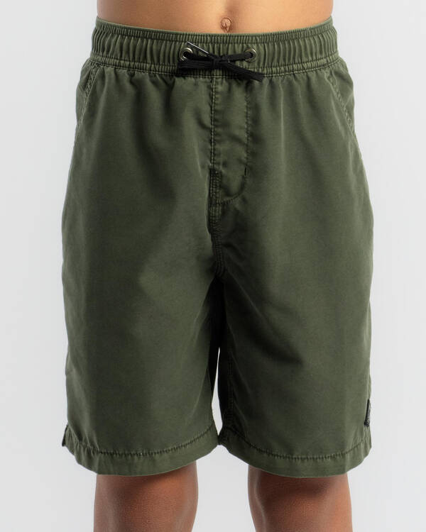 Billabong Boys' All Day Overdye Layback Beach Shorts for Mens