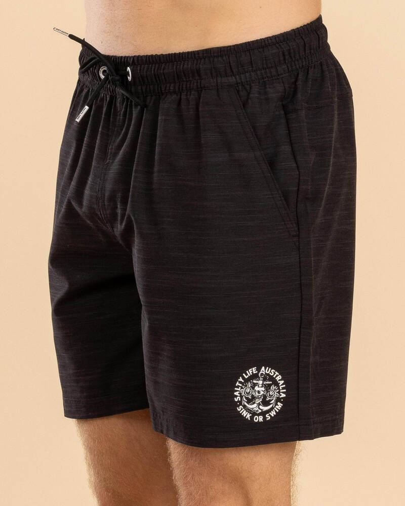 Salty Life Sail Elastic Waist Shorts for Mens