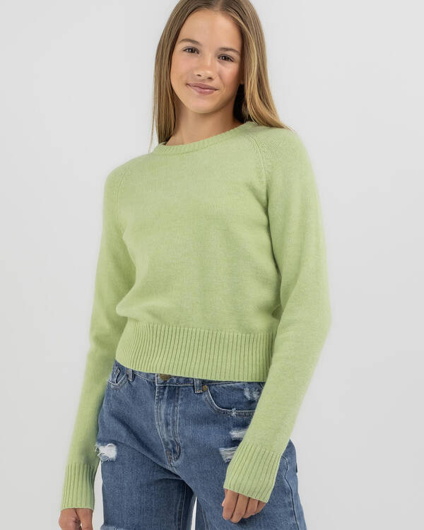 Mooloola Girls' Basic Crew Neck Knit Jumper for Womens