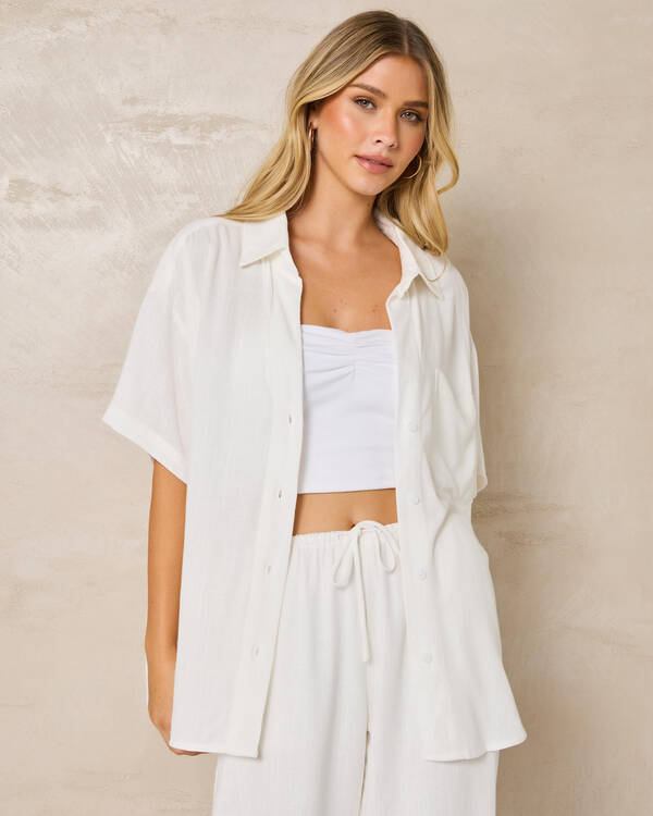 Mooloola Symi Vanessa Short Sleeve Shirt for Womens