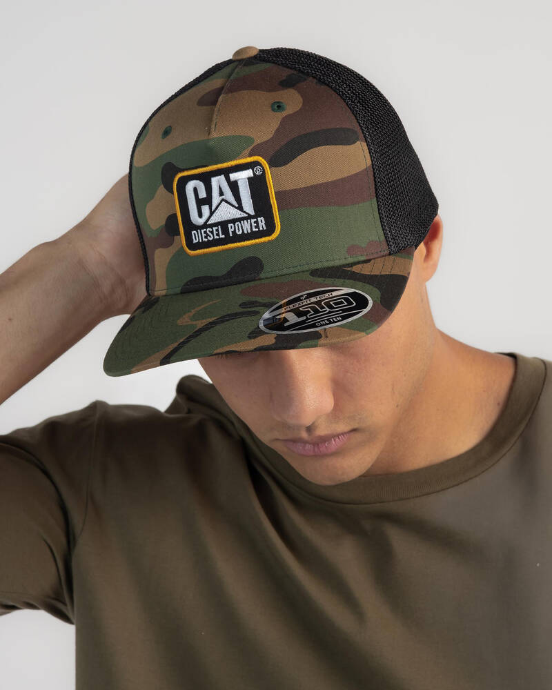 Cat Design Mark Diesel Cap for Mens