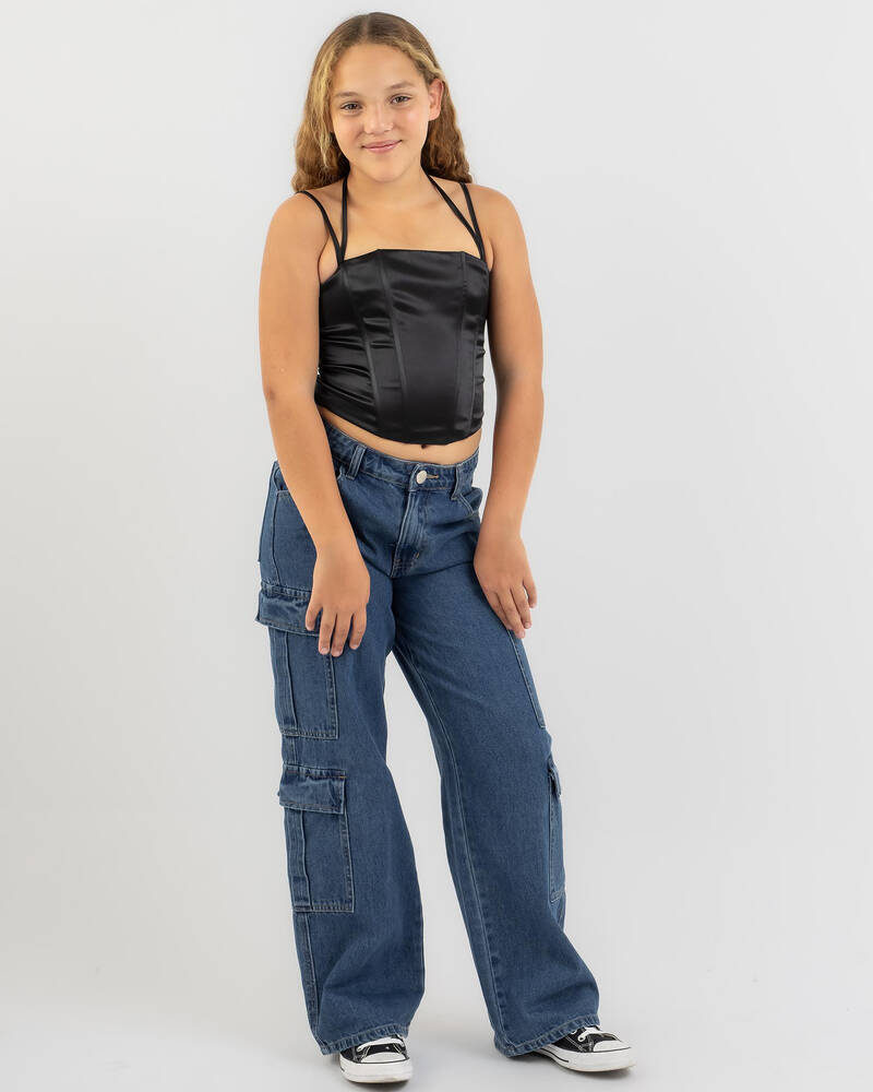 Ava And Ever Girls' Jess Corset Top for Womens