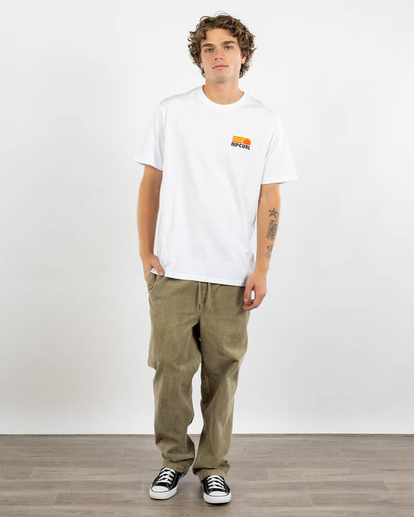 Rip Curl Surf Revival Stacked T-Shirt for Mens