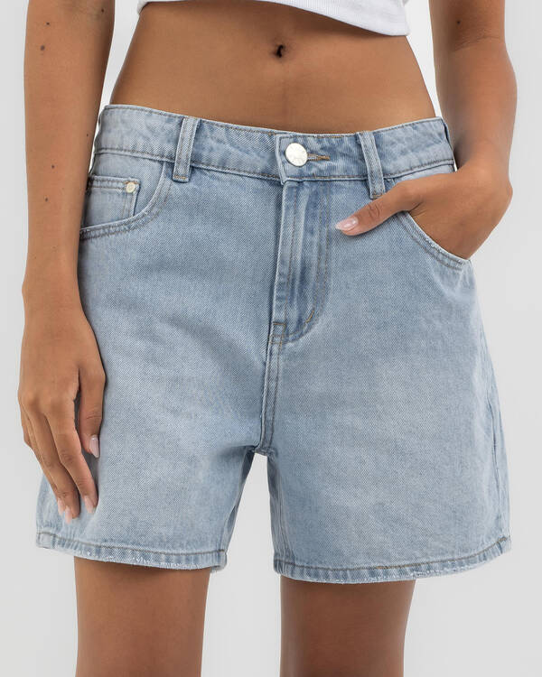 DESU Byron Mid Denim Shorts for Womens